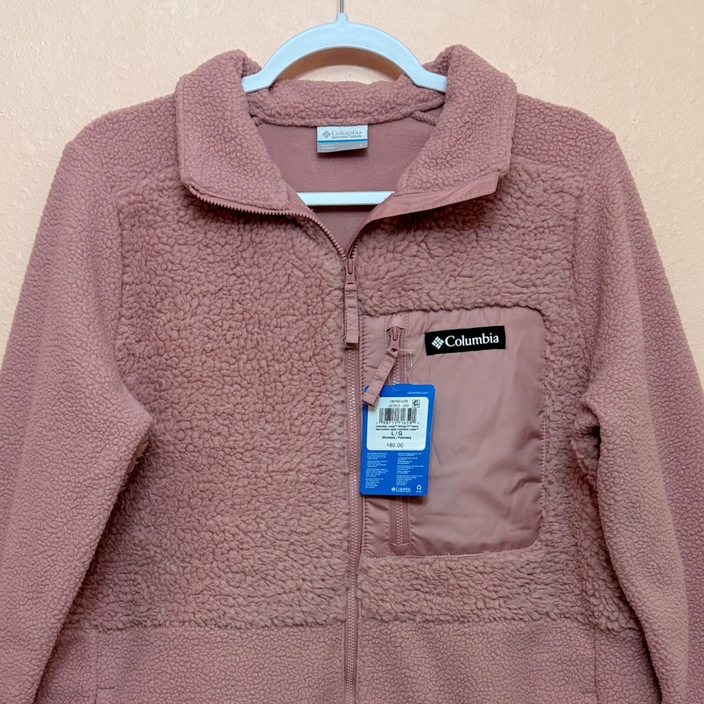 Columbia Lodge Sherpa Full Zip Fleece Jacket - Picture 5 of 8